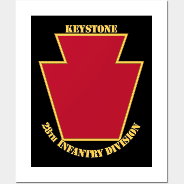 28th Infantry Division Wall Art by MBK